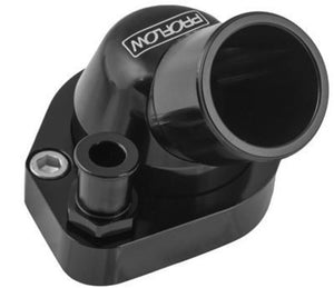 Proflow PFETH-804BK Water Neck Billet Aluminium Swivel Black Anodised 45 Degree SB For Ford 289-351W
