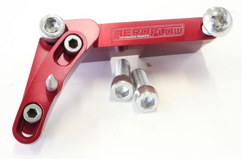 Aeroflow AF64-2099R BBC 8" Timing Pointer Red with 4 Deg Of Adjustmen