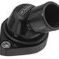 Proflow PFETH-806BK Water Neck Billet Aluminium Swivel Black Anodised 45 Degree SB & BB Chev