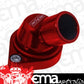 Proflow PFETH-806R Water Neck Billet Aluminium Swivel Red Anodised 45 Degree SB & BB Chev