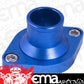 Proflow PFETH-807BL Water Neck Billet Aluminium Blue Anodised Straight Up SB & BB Chev