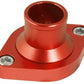 Proflow PFETH-807R Water Neck Billet Aluminium Red Anodised Straight Up SB & BB Chev