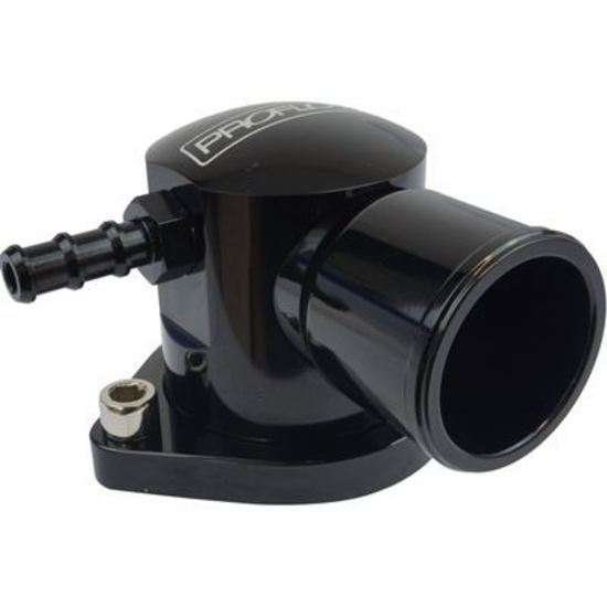 Proflow PFETH-809BK Water Neck Billet Aluminium Black Anodised 90 Degree Swivel For Ford Barra 4.0L EF-FG XR6