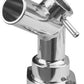 Proflow PFETH-810S Water Neck Billet Aluminium Silver Anodised 45 Degree Swivel For Mazda Series 4 Billet Cap Neck