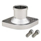 Proflow PFETH-813S Water Neck For Chrysler SB & BB Straight Billet Aluminium Silver Anodised