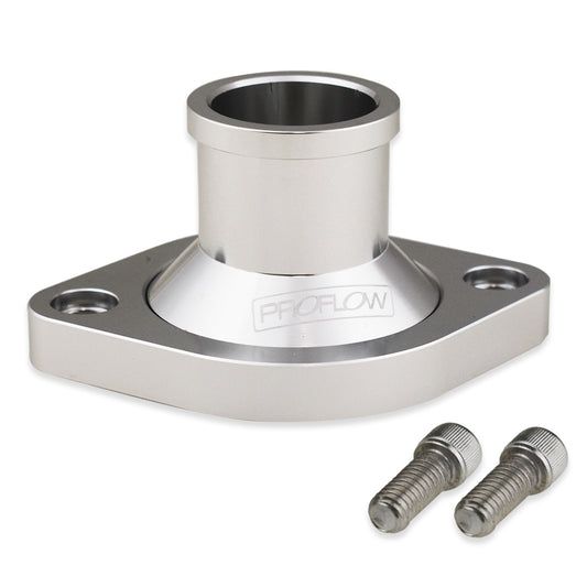 Proflow PFETH-813S Water Neck For Chrysler SB & BB Straight Billet Aluminium Silver Anodised