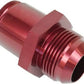 Proflow PFETH-816BL Inlet Fittings Aluminium -16 AN Male to 1 3/16 " Straight Cut Male Blue Anodised