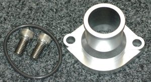 PROFLOW STRAIGHT ALLOY THERMOSTAT HOUSING PFETH805S SILVER SUIT Ford 302-351C V8
