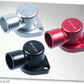 CHEV 45 DEG SWIVEL THERMOSTAT HOUSING BLUE