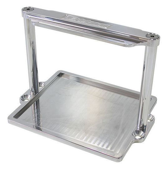 Aeroflow AF64-2102 Battery Hold Down Tray Polished Billet ODpc1200 S1200