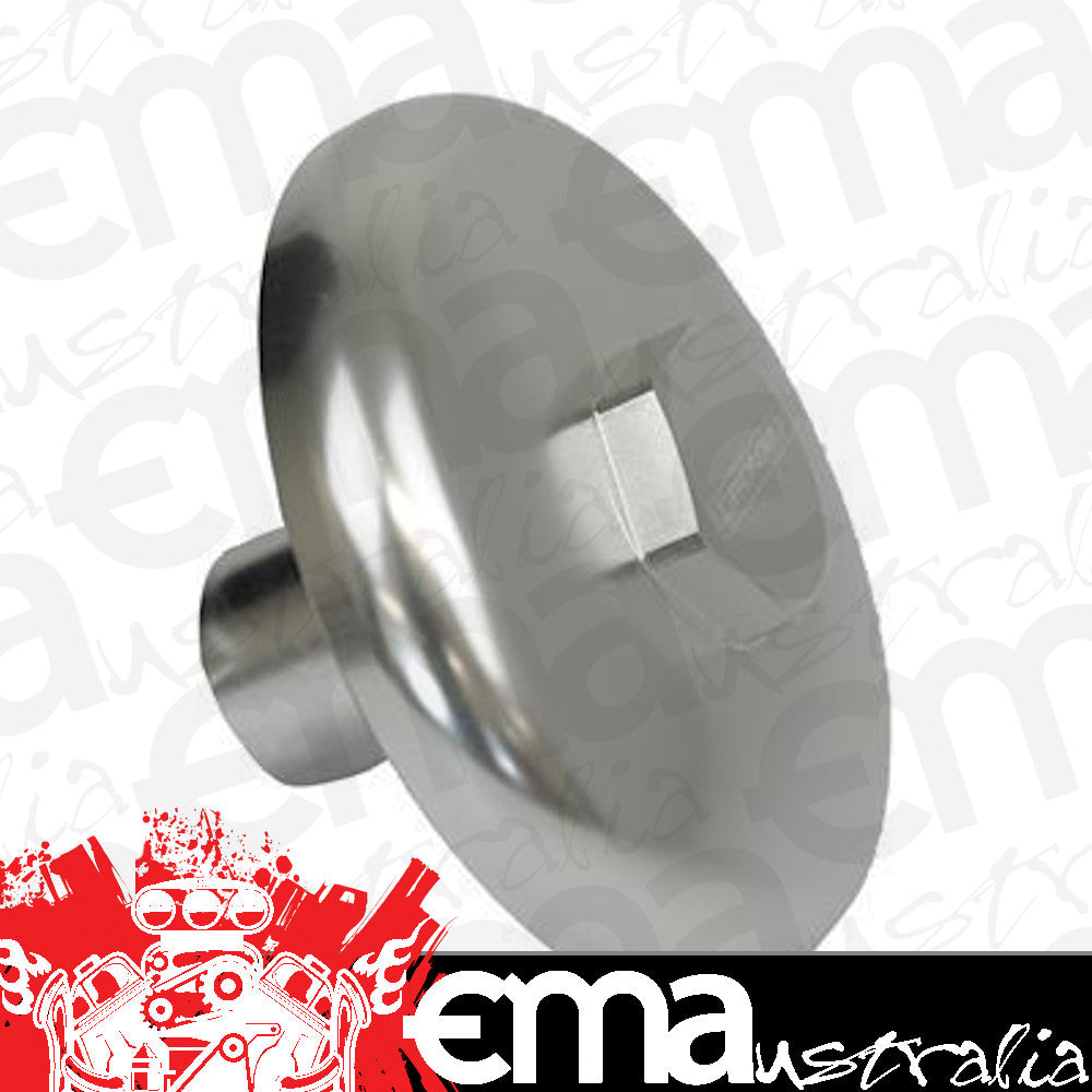 Proflow PFETOP1 Oil Filter Sandwich Block Off Plate Aluminium For Ford 3/4 -16 Silver