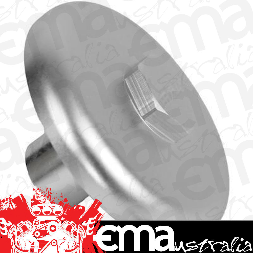 Proflow PFETOP5 Oil Filter Sandwich Block Off Plate Aluminium For Chevrolet 13/16" -16 Silver