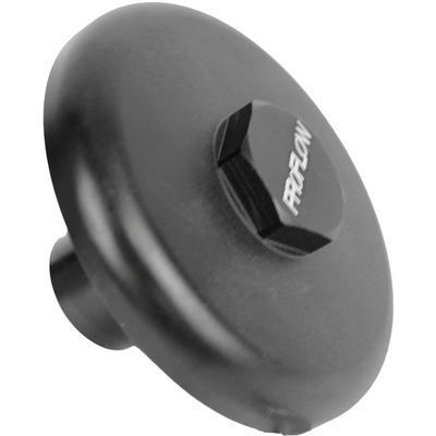 Proflow PFETOP5BK Oil Filter Sandwich Block Off Plate Aluminium For Chevrolet 13/16" -16 Black