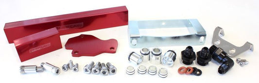 Aeroflow AF64-2104R Rotary Fuel Rail Kit Series 6 7 & 8. for Mazda Rx7 Red