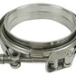 Proflow PFETVQR400 V-band Exhaust Clamp Quick Release Stainless Steel Natural 4.00 " O.D. Pipe Kit