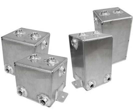 Proflow PFEUT4 Fabricated Aluminium Square Tank Universal Natural 130 x 130 x 260mm 4 litre
