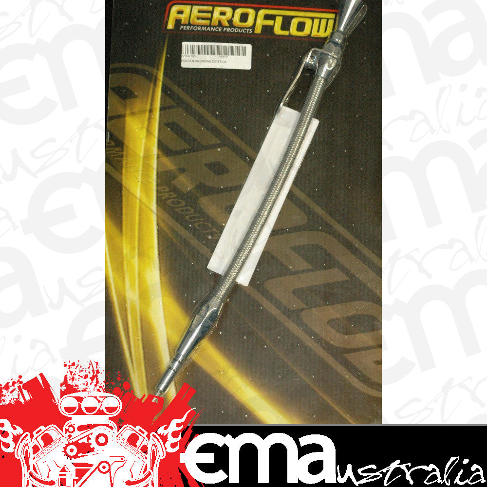 Aeroflow Performance Products AF64-2105 Holden 253 308 Early V8 Enginedipstick S/S Flexible Braid Hq