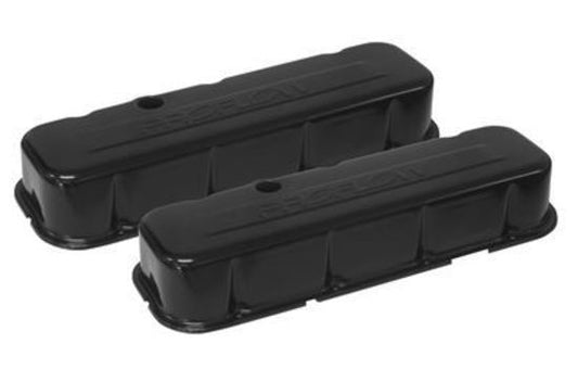 Proflow PFEVC-220 Valve Covers Steel Black Tall For Chevrolet Big Block Pair