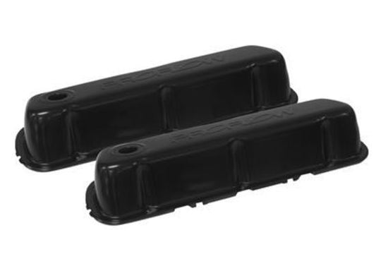 Proflow PFEVC-420 Valve Covers Steel Black Small Block For Ford 289 351W Pair