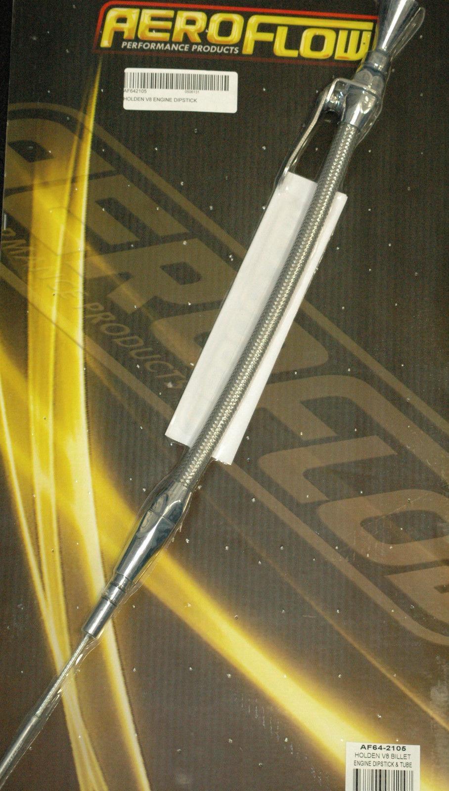 Aeroflow Performance Products AF64-2105 Holden 253 308 Early V8 Enginedipstick S/S Flexible Braid Hq