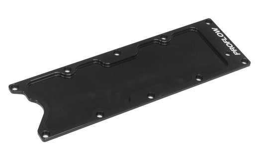 Proflow PFEVC-600BK Engine Valley Cover LS1 DOD Delete Billet Aluminium Low Profile Black