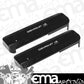 Proflow PFEVC-623 Ignition Coil Covers LS Fabricated Aluminium Black Powder Coated For Chevrolet LS Logo Pair