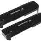 Proflow PFEVC-623 Ignition Coil Covers LS Fabricated Aluminium Black Powder Coated For Chevrolet LS Logo Pair