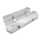 Proflow PFEVC-911 Valve Covers Fabricated Aluminium Billet Base For Holden V8 Late VN-VT 304/308 Raw Finish Set