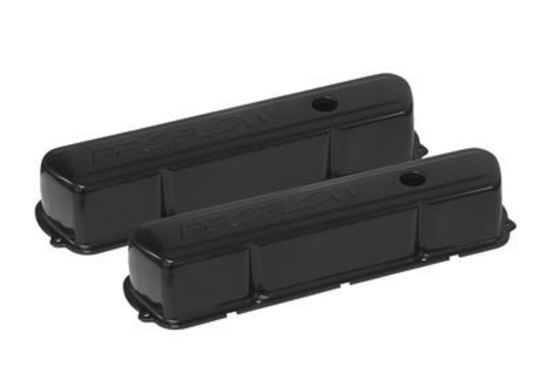 Proflow PFEVC-930 Valve Covers Steel Tall Black For Holden Commodore 253 308 Pair