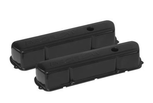 Proflow PFEVC-930 Valve Covers Steel Tall Black For Holden Commodore 253 308 Pair