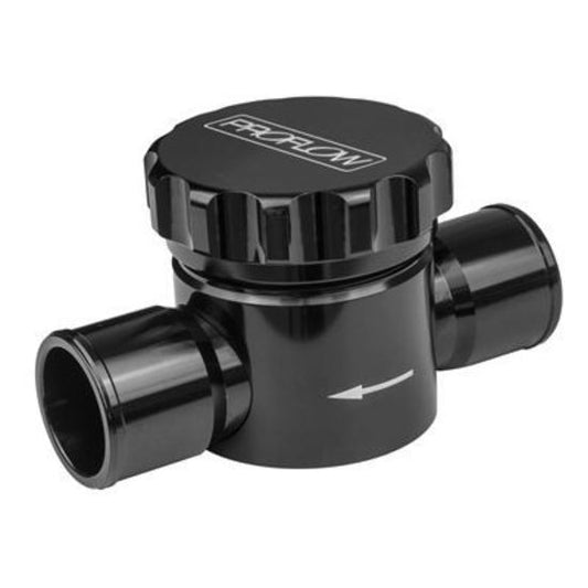 Proflow PFEWF150BK Coolant Filter Inline with Cap Billet Aluminium Black Anodised 1.500 " Inlet 1.500 " Outlet Kit