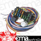 Proflow PFEWH12 Wiring Harness 12-Circuit Dash Ignition Fuse Block Spade Fuse Universal Kit