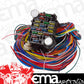 Proflow PFEWH21 Wiring Harness 21-Circuit Dash Ignition Front Fuse Block Spade Fuse Extra Long Harness Universal Kit