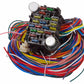 Proflow PFEWH21 Wiring Harness 21-Circuit Dash Ignition Front Fuse Block Spade Fuse Extra Long Harness Universal Kit