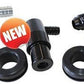 Aeroflow Performance Products AF64-2107BLK Billet Pcv Valve suits 1-1/4" Holes In Cover -6AN Male
