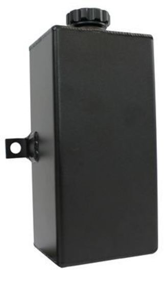 Proflow PFEWTV2BK Windshield Washer Reservoir Universal Fabricated Aluminium 200x 150 x 82mm Black Powder Coat