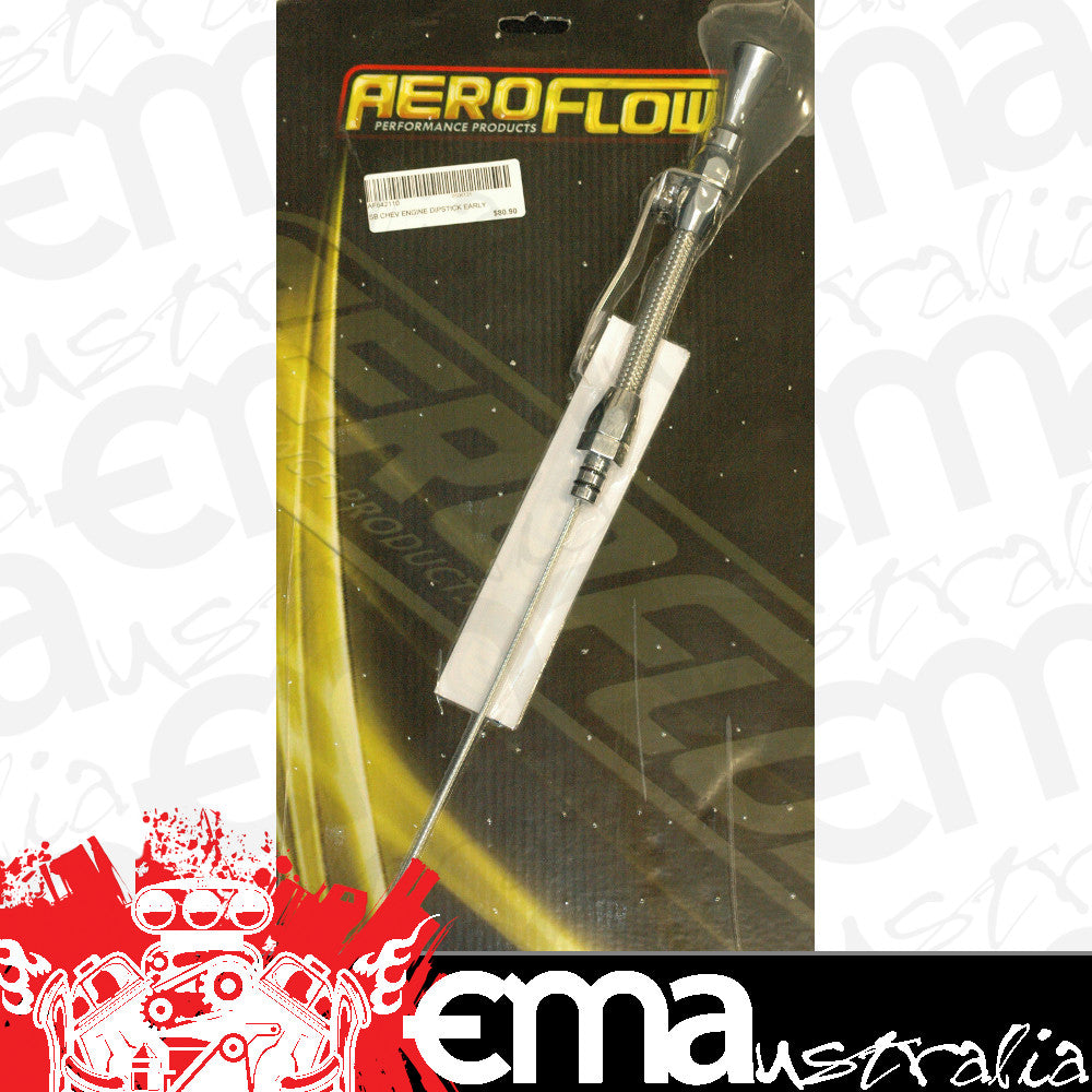 Aeroflow AF64-2110 Sb Chev Engine Dipstick Early Model Passenger Side Chrome