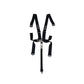 Proforce Safety PFS-6000BK 5 Point Latch & Link Pro Racing Harness Black