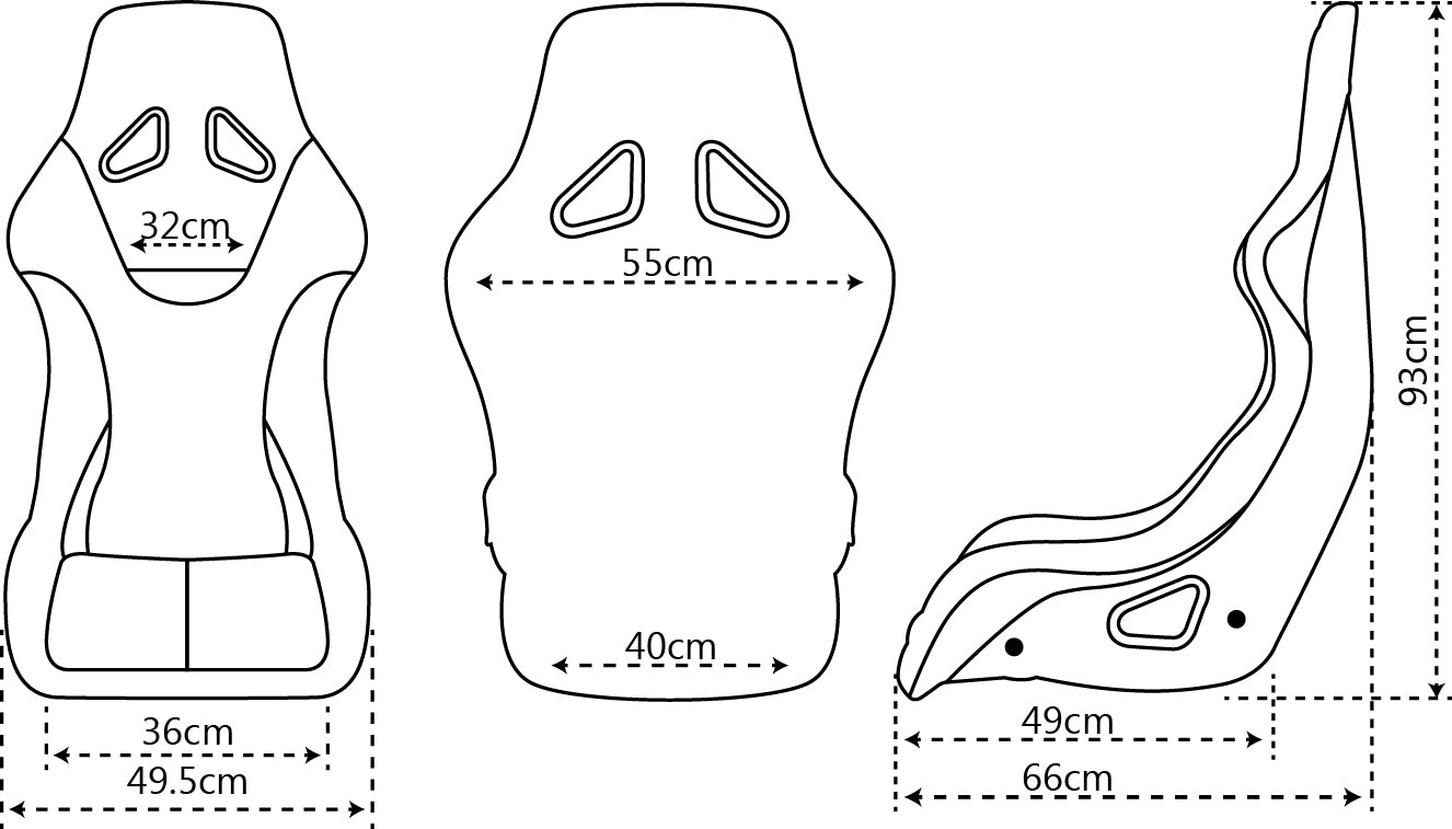 Proforce Safety PFS-RTS600 Professional Racing Seat