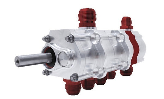 Peterson PFS04-4060 R4 4 Stage Dry Sump Pump Suit L/H Mount 1.400" Scavenge 1.200" Pressure STD Pressure