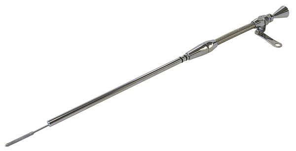 Aeroflow AF64-2112 302-351C Clev Engine Dipstick Billet Handle S/S Braided Tube
