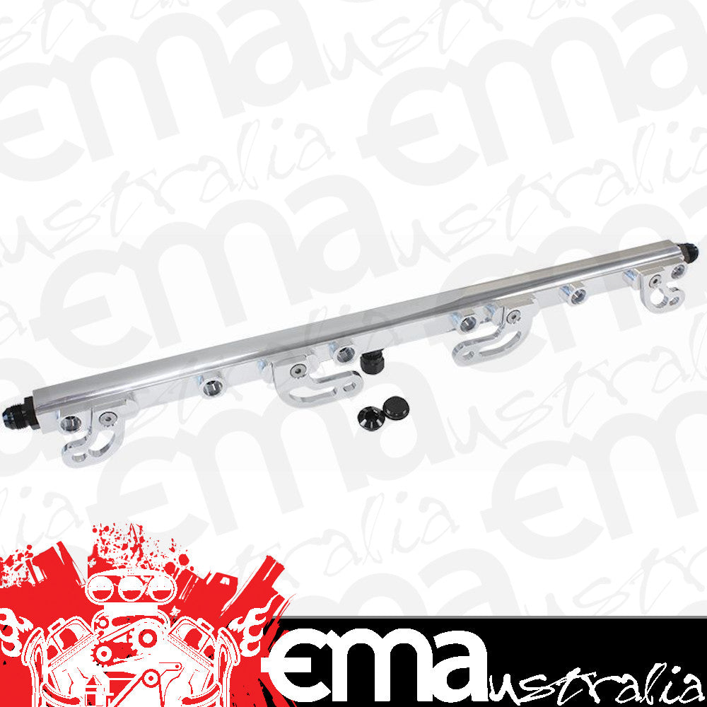 Aeroflow AF64-2113P Fuel Rail Kit Fg 6 Polished Ford Fg 6 Cylinder