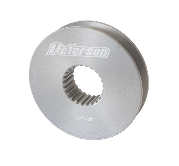 Peterson PFS06-0530 Splined V-Belt Pulley 3.5" O.D Single 7/16 Belt