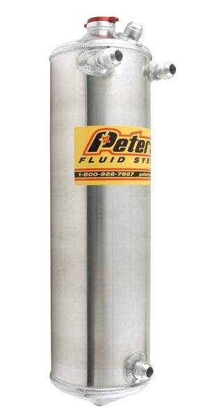 Peterson PFS08-0036 Lightweight Sprint Car Dry Sump Oil Tank 2 Gal 7.60 L Dual Return Line -12 Male AN Fittings