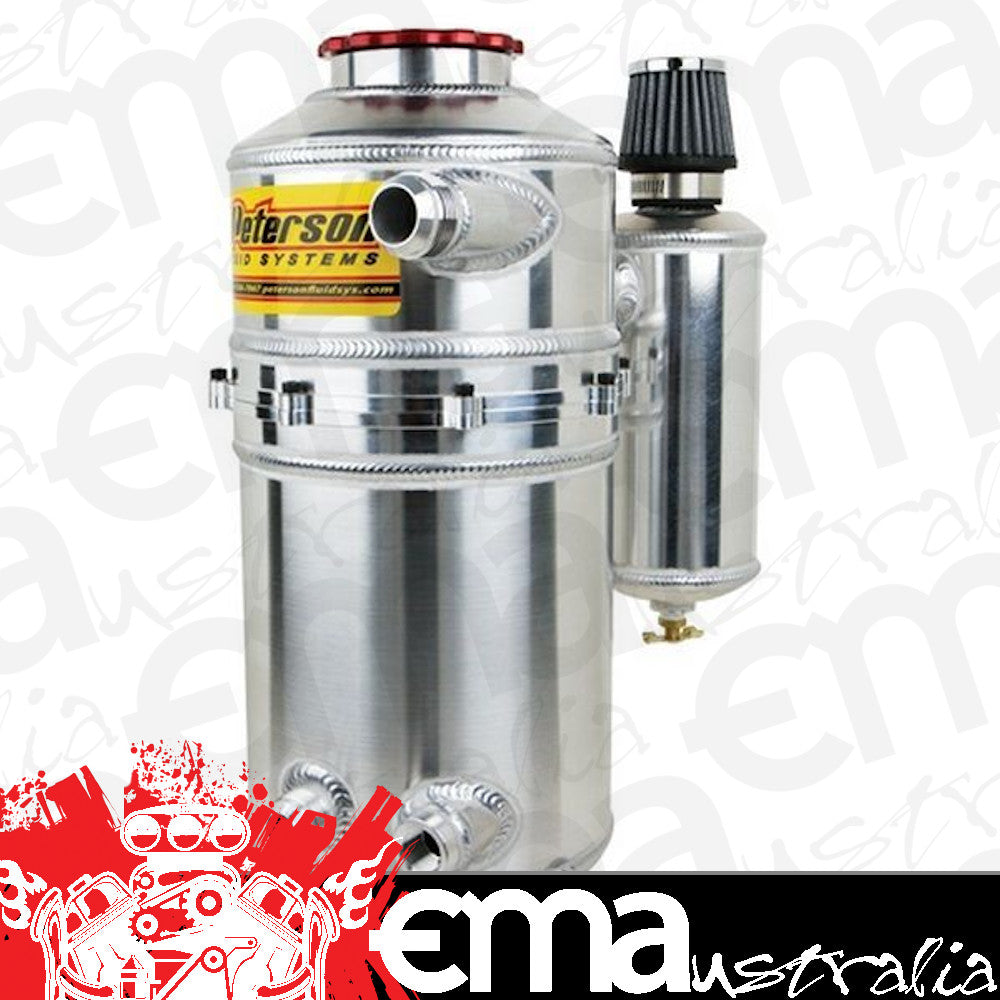 Peterson PFS08-0784-CC 1.5 GAL DRAG DRY SUMP OIL TANK DUAL RETURN WITH CATCH CAN