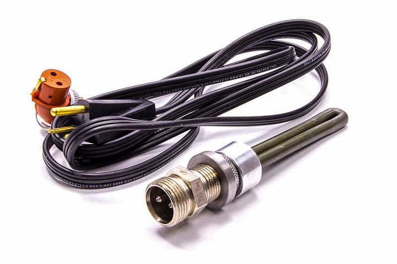 Peterson PFS08-1300 Oil Tank Heater 240 Volt USA Plug 300 Watt Immersion Style Heater Supplied With 1/2" NPT Steel & Alloy Weld In Bungs