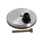 Peterson PFS09-0002 Oil Filter Block Off Plate Suit SB Chev -12 AN Male Fitting With Mounting Bolts
