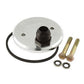 Peterson PFS09-0003 Oil Filter Block Off Plate Suit Bow-Tie SB Chev -10 AN Male Fitting With Mounting Bolts