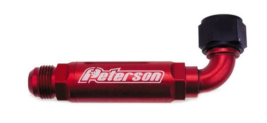 Peterson PFS09-0408 Dry Sump 90¶ø Inline Scavenge Filters -12 AN Male Use On Dry Sump