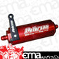 Peterson PFS09-0602 600 Series Inline Fuel Filter -10 AN Male 45 Micron Filter With Ball Valve 5" X 2"